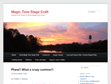 Tablet Screenshot of magictimestagecraft.com